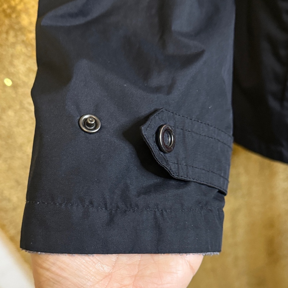 St. John's Bay Women's Reversible Gray/Black Utility Jacket with Hood - Picture 8 of 13